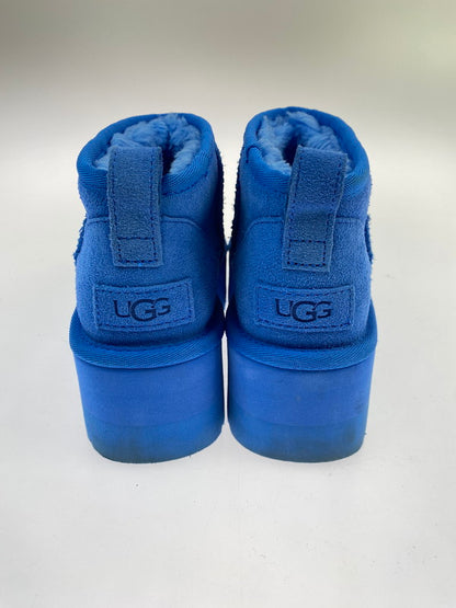 【中古品】【レディース】 UGG アグ 1135092 CLASSIC ULTRA MINI PLATFORM ムートンブーツ 靴 シューズ 167-260203-AS-67-min サイズ：22cm カラー：ライトブルー 万代Net店