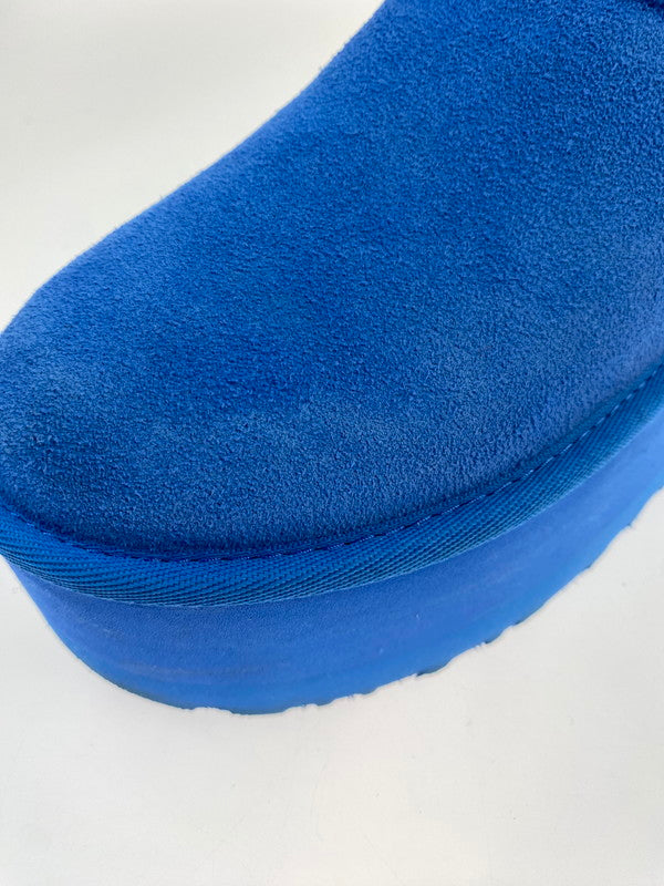 【中古品】【レディース】 UGG アグ 1135092 CLASSIC ULTRA MINI PLATFORM ムートンブーツ 靴 シューズ 167-260203-AS-67-min サイズ：22cm カラー：ライトブルー 万代Net店