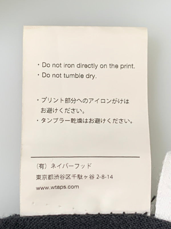 【中古品】【メンズ】 WTAPS ダブルタップス CROSSBONE L S TEE ロングスリーブ 長袖Tシャツ 142-260208-AS-34-min サイズ：4 カラー：ブラック 万代Net店
