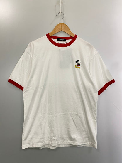 【中古品】【メンズ】 UNDERCOVER アンダーカバー UC1C8804 ビーズミッキー刺繍Tシャツ 140-260207-zi-21-min サイズ：4 カラー：ホワイト 万代Net店
