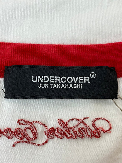 【中古品】【メンズ】 UNDERCOVER アンダーカバー UC1C8804 ビーズミッキー刺繍Tシャツ 140-260207-zi-21-min サイズ：4 カラー：ホワイト 万代Net店