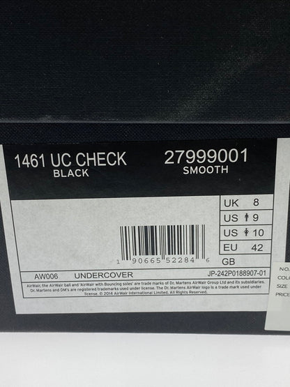 【中古美品】【メンズ】 Dr.Martens ドクターマーチン × UNDERCOVER アンダーカバー 27999001 1461 164-260206-jt-19-min サイズ：UK 8 カラー：ブラック 万代Net店