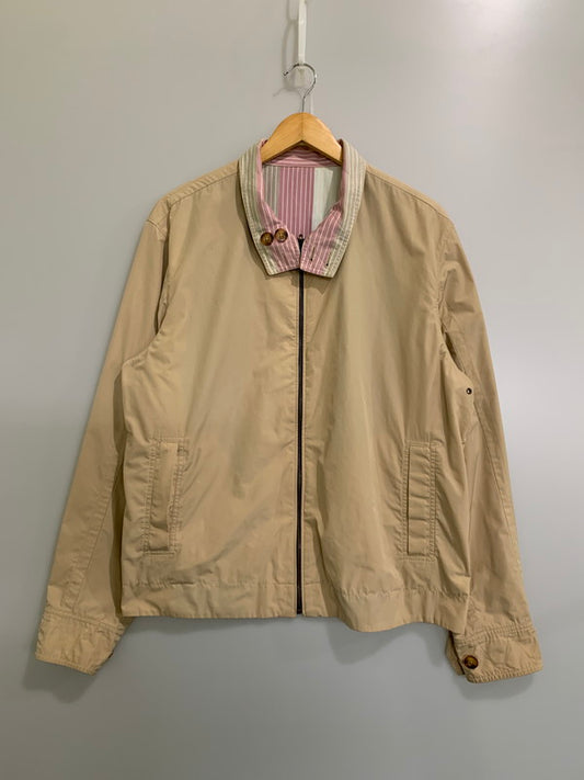 【中古品】【メンズ】 FACONNABLE ファソナブル LS REVERSIBLE SWING TOP 長袖 リバーシブル スイングトップ メンズ アウター ブルゾン ジャンパー 146-260227-em-53-min サイズ：XL カラー：ベージュ 万代Net店