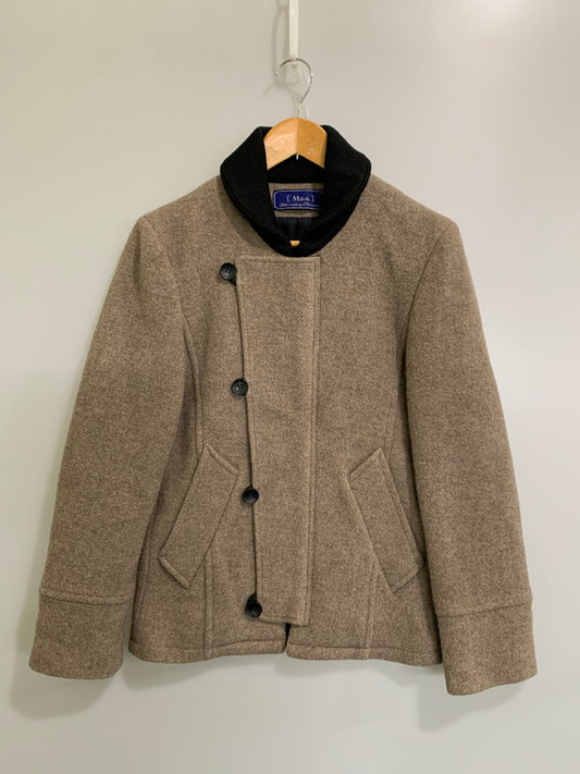 【中古品】【メンズ】 MILOK ミロック WOOL COAT M-123303 ウール コート メンズ アウター ジャケット 140-260227-em-50-min サイズ：S カラー：ベージュ 万代Net店
