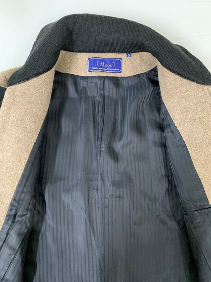 【中古品】【メンズ】 MILOK ミロック WOOL COAT M-123303 ウール コート メンズ アウター ジャケット 140-260227-em-50-min サイズ：S カラー：ベージュ 万代Net店