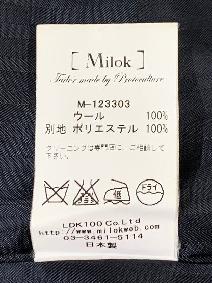 【中古品】【メンズ】 MILOK ミロック WOOL COAT M-123303 ウール コート メンズ アウター ジャケット 140-260227-em-50-min サイズ：S カラー：ベージュ 万代Net店