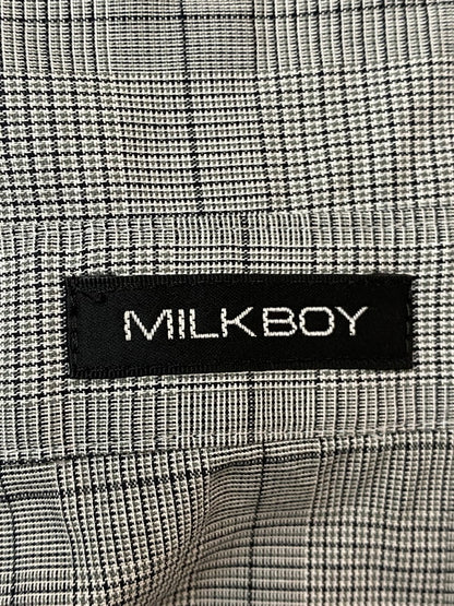 【中古品】【メンズ】 MILKBOY ミルクボーイ 25SS WRAP SHIRTS SHORTS 20252114 ラップシャツ ショーツ ボトムス ショートパンツ ハーフパンツ 151-260222-kk-26-min サイズ：表記なし 下記参照 カラー：チャコール×グレンチェック 万代Net店