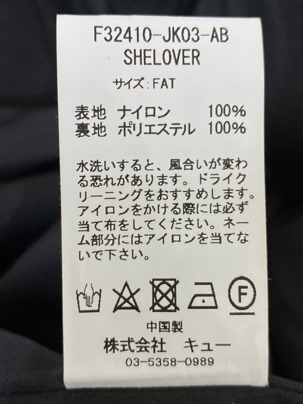 【中古品】【メンズ】 F.A.T. エフエイティー F32410-JK03-AB SHELOVER JACKET シーラバージャケット アウター 142-260203-AS-14-min サイズ：FAT カラー：ブラック 万代Net店