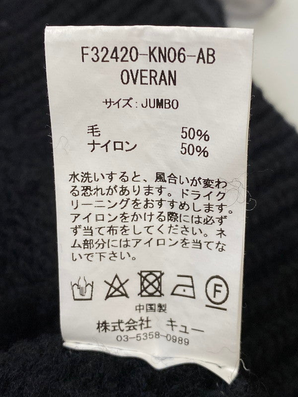 【中古品】【メンズ】 F.A.T. エフエイティー F32420-KN06-AB ウールヤーン フィッシャーマンニットパーカ アウター 142-260203-AS-8-min サイズ：JUMBO カラー：ブラック 万代Net店