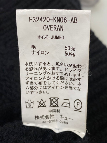 【中古品】【メンズ】 F.A.T. エフエイティー F32420-KN06-AB ウールヤーン フィッシャーマンニットパーカ アウター 142-260203-AS-8-min サイズ：JUMBO カラー：ブラック 万代Net店
