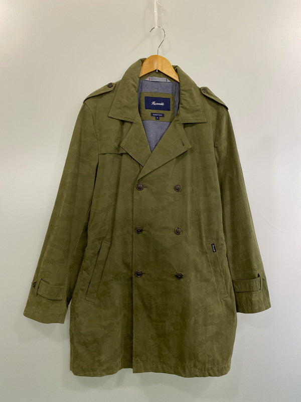 【中古品】【メンズ】 FACONNABLE ファッソナブル TRENCH COAT トレンチコート アウター 141-260320-zi-20-min サイズ：52 カラー：オリーブグリーン 万代Net店