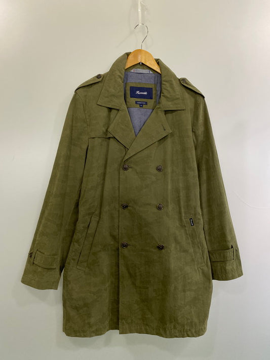 【中古品】【メンズ】 FACONNABLE ファッソナブル TRENCH COAT トレンチコート アウター 141-260320-zi-20-min サイズ：52 カラー：オリーブグリーン 万代Net店