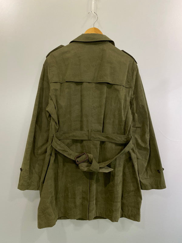 【中古品】【メンズ】 FACONNABLE ファッソナブル TRENCH COAT トレンチコート アウター 141-260320-zi-20-min サイズ：52 カラー：オリーブグリーン 万代Net店