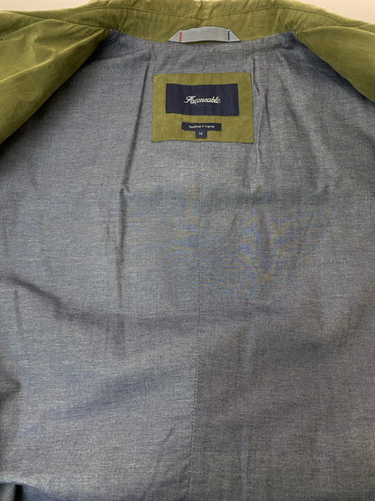 【中古品】【メンズ】 FACONNABLE ファッソナブル TRENCH COAT トレンチコート アウター 141-260320-zi-20-min サイズ：52 カラー：オリーブグリーン 万代Net店