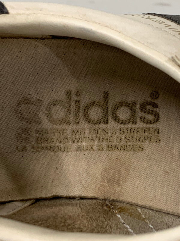 【現状渡し品】【メンズ】 adidas アディダス 90's UNIVERSAL 90年代 ユニバーサル スニーカー 靴 161-260205-yn-27-min サイズ：27.0cm カラー：ホワイト（黒ライン） 万代Net店