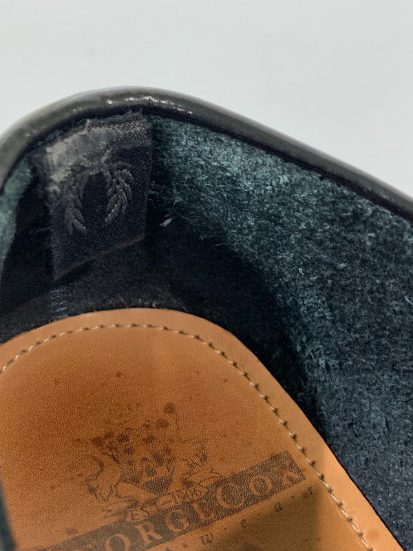 【中古品】【メンズ】 FRED PERRY フレッドペリー GEORGE COX TASSEL LOAFER B8278 ジョージコックス タッセル ローファー 靴 164-260205-yn-28-min サイズ：27.0cm カラー：ブラック 万代Net店