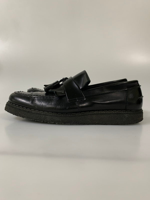 【中古品】【メンズ】 FRED PERRY フレッドペリー GEORGE COX TASSEL LOAFER B8278 ジョージコックス タッセル ローファー 靴 164-260205-yn-28-min サイズ：27.0cm カラー：ブラック 万代Net店