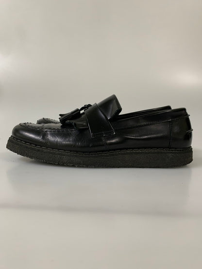 【中古品】【メンズ】 FRED PERRY フレッドペリー GEORGE COX TASSEL LOAFER B8278 ジョージコックス タッセル ローファー 靴 164-260205-yn-28-min サイズ：27.0cm カラー：ブラック 万代Net店