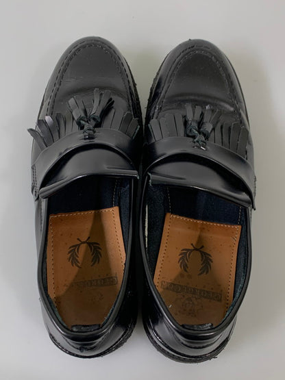 【中古品】【メンズ】 FRED PERRY フレッドペリー GEORGE COX TASSEL LOAFER B8278 ジョージコックス タッセル ローファー 靴 164-260205-yn-28-min サイズ：27.0cm カラー：ブラック 万代Net店
