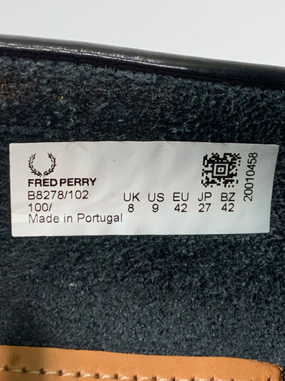 【中古品】【メンズ】 FRED PERRY フレッドペリー GEORGE COX TASSEL LOAFER B8278 ジョージコックス タッセル ローファー 靴 164-260205-yn-28-min サイズ：27.0cm カラー：ブラック 万代Net店