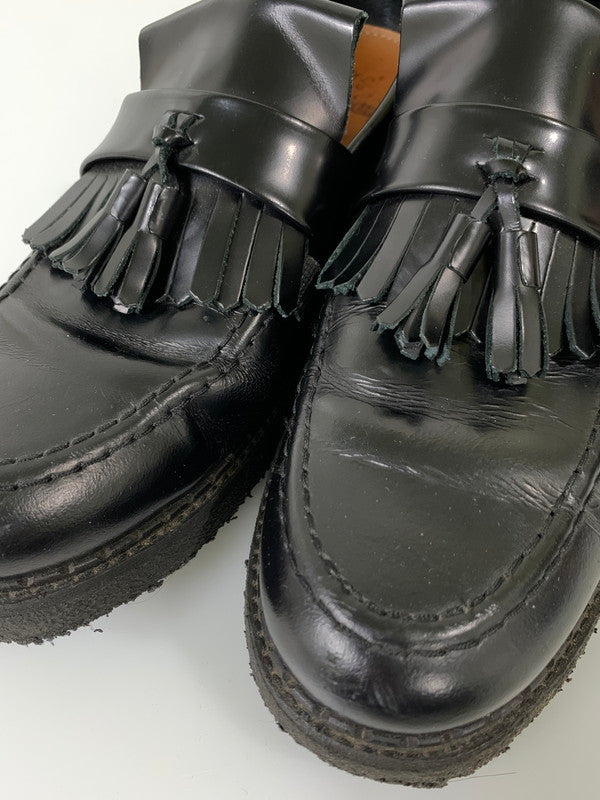 【中古品】【メンズ】 FRED PERRY フレッドペリー GEORGE COX TASSEL LOAFER B8278 ジョージコックス タッセル ローファー 靴 164-260205-yn-28-min サイズ：27.0cm カラー：ブラック 万代Net店