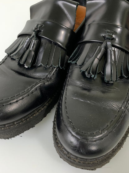 【中古品】【メンズ】 FRED PERRY フレッドペリー GEORGE COX TASSEL LOAFER B8278 ジョージコックス タッセル ローファー 靴 164-260205-yn-28-min サイズ：27.0cm カラー：ブラック 万代Net店