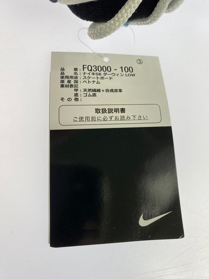 【中古美品】【メンズ】 NIKE SB ナイキエスビー ×SUPREMEF シュプリーム DARWIN LOW Q3000-100 ダーウィン ロー スニーカー靴 160-260206-jt-07-min サイズ：US 8.5 26.5cm カラー：SAIL/BOARDER BULE-BLACK 万代Net店