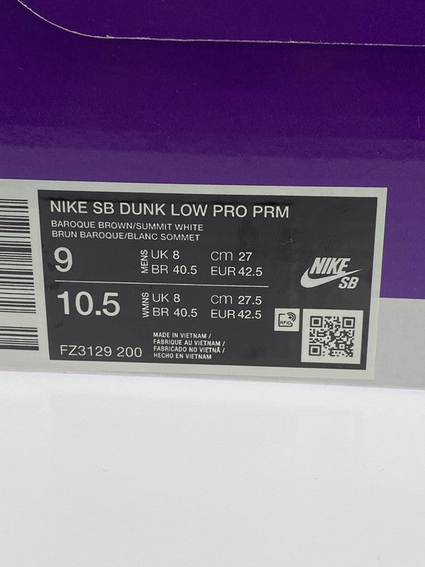 【中古品】【メンズ】 NIKE SB ナイキエスビー DUNK LOW PRO BIG MONEY SAVINGS FZ3129-200 ダンク ロー プロ ビッグ マネー セービング スニーカー 靴 160-260206-jt-06-min サイズ：US 9 27.0cm カラー：BAROQUE BROWN/SUMMIT WHITE 万代Net店