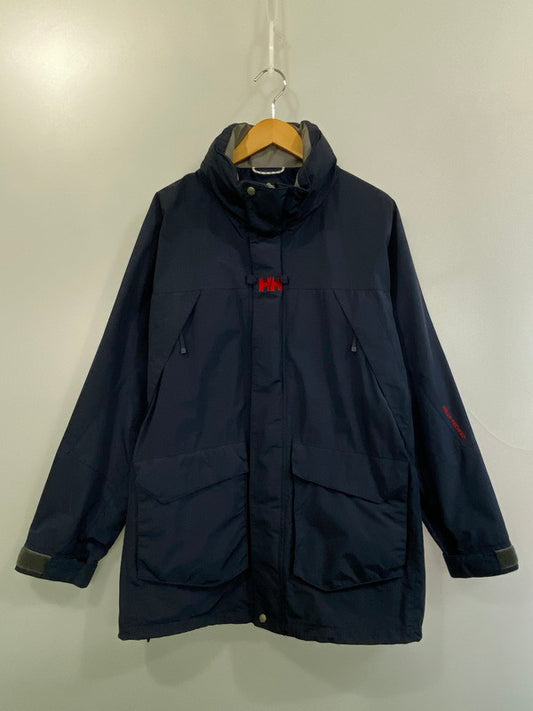 【中古品】【メンズ】 HELLY HANSEN ヘリーハンセン BOATING JACKET HH18503 ボーティングジャケット アウター 144-260319-yn-03-min サイズ：XL カラー：ネイビー 万代Net店