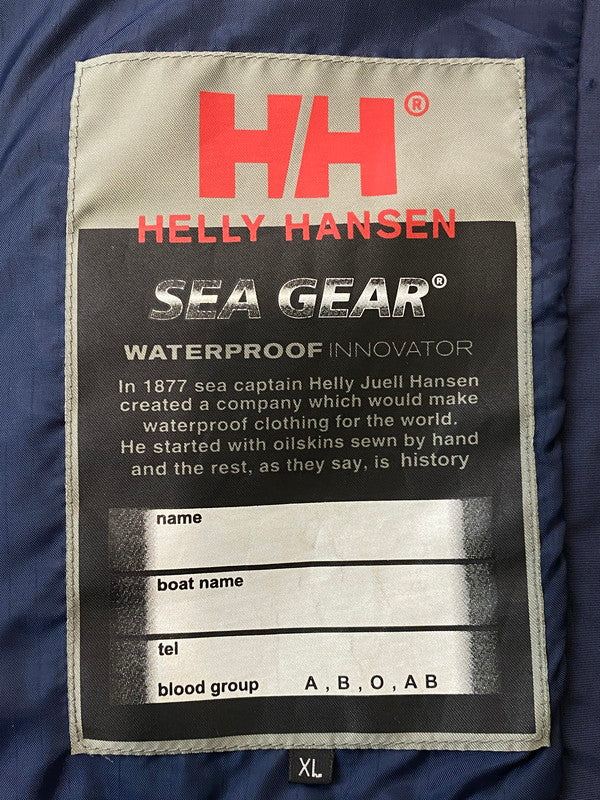 【中古品】【メンズ】 HELLY HANSEN ヘリーハンセン BOATING JACKET HH18503 ボーティングジャケット アウター 144-260319-yn-03-min サイズ：XL カラー：ネイビー 万代Net店