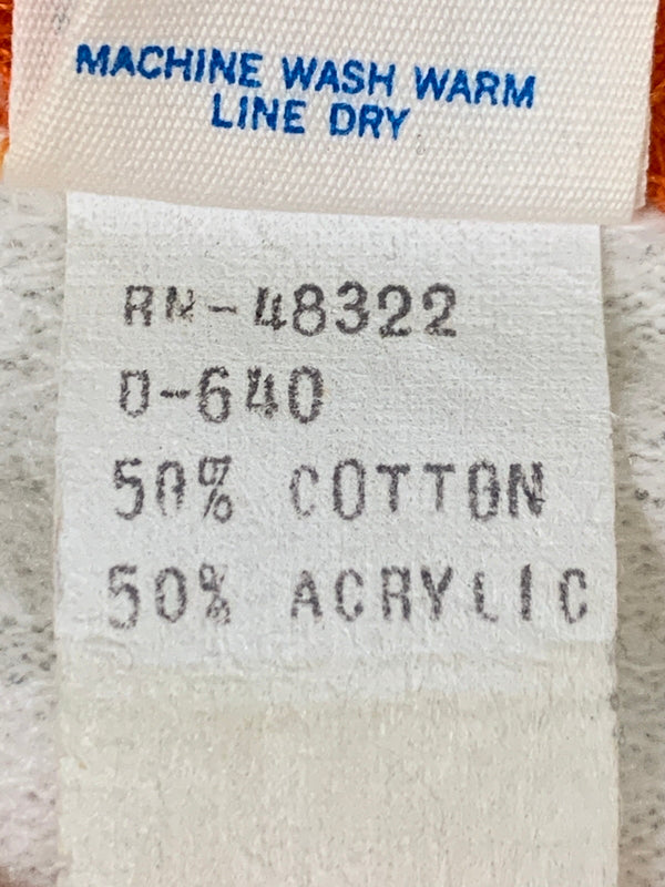 【現状渡し品】【メンズ】 SEARS シアーズ 70~80S MIAMI DOLPHINS CREW SWEAT スウェットシャツ トレーナー ヴィンテージ 146-260718-AS-15-min サイズ：XL カラー：ホワイト/オレンジ 万代Net店