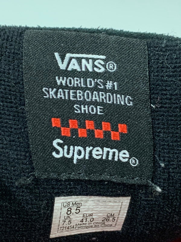 【中古品】【メンズ】 VANS SUPREME SKATE SPEED バンズ シュプリーム スケート スピード スニーカー 靴 162-260205-yn-24-min サイズ：26.5cm カラー：ブラック 万代Net店