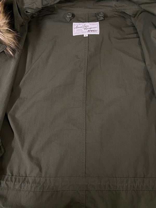 【中古品】【メンズ】 AVIREX アヴィレックス 6182221 M-65 FIELD PARKA フィールドパーカー アウター 145-260203-AS-21-min サイズ：M カラー：カーキ 万代Net店