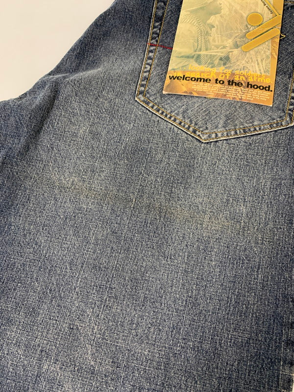 【中古品】【メンズ】 ARME GUN PAINT DENIM PANT アーミー デニムパンツ ボトムス 157-260205-yn-20-min サイズ：38 カラー：インディゴ 万代Net店