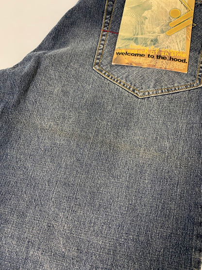 【中古品】【メンズ】 ARME GUN PAINT DENIM PANT アーミー デニムパンツ ボトムス 157-260205-yn-20-min サイズ：38 カラー：インディゴ 万代Net店