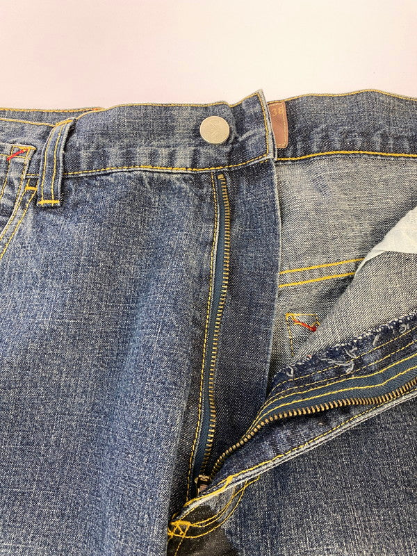 【中古品】【メンズ】 ARME GUN PAINT DENIM PANT アーミー デニムパンツ ボトムス 157-260205-yn-20-min サイズ：38 カラー：インディゴ 万代Net店