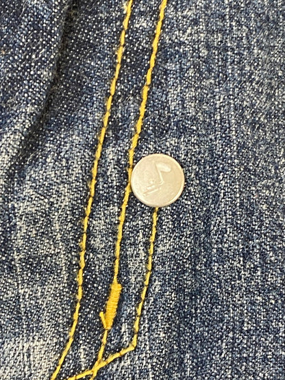 【中古品】【メンズ】 ARME GUN PAINT DENIM PANT アーミー デニムパンツ ボトムス 157-260205-yn-20-min サイズ：38 カラー：インディゴ 万代Net店