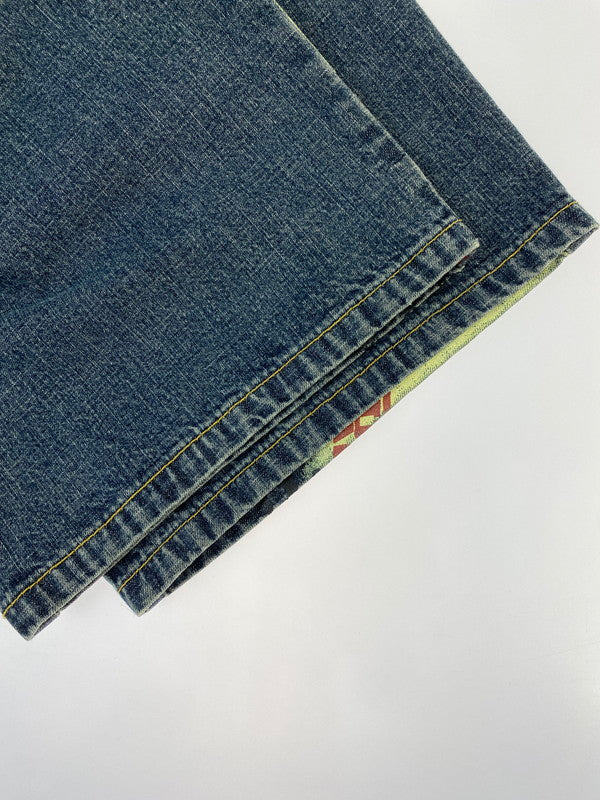 【中古品】【メンズ】 ARME GUN PAINT DENIM PANT アーミー デニムパンツ ボトムス 157-260205-yn-20-min サイズ：38 カラー：インディゴ 万代Net店
