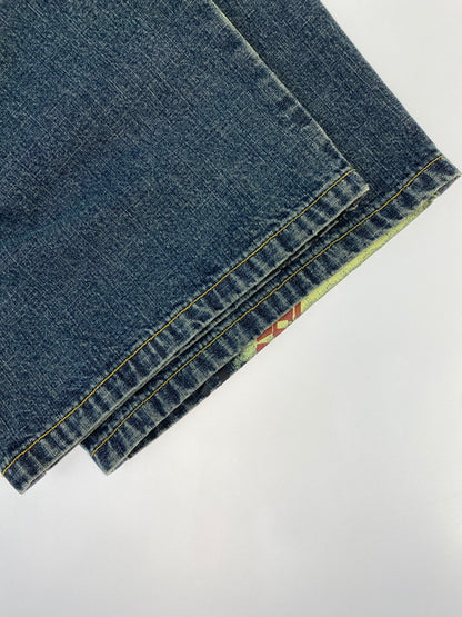 【中古品】【メンズ】 ARME GUN PAINT DENIM PANT アーミー デニムパンツ ボトムス 157-260205-yn-20-min サイズ：38 カラー：インディゴ 万代Net店