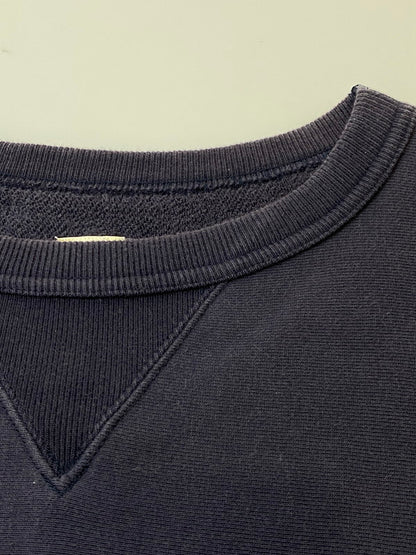 【中古品】【メンズ】 Ron Herman ロンハーマン SWEATSHIRT 522090138-1071 前V スウェットシャツ トレーナー トップス 140-260319-yn-06-min サイズ：L カラー：ネイビー 万代Net店
