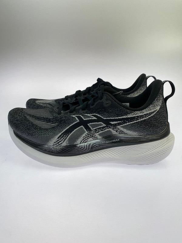 【中古美品】【メンズ】 asics アシックス GLIDERIDE MAX 2 WIDE 1011C155-001 グライドライド マックス2 ワイド スニーカー 靴 162-260206-jt-14-min サイズ：US 9 27.0cm カラー： BLACK/WHITE 万代Net店