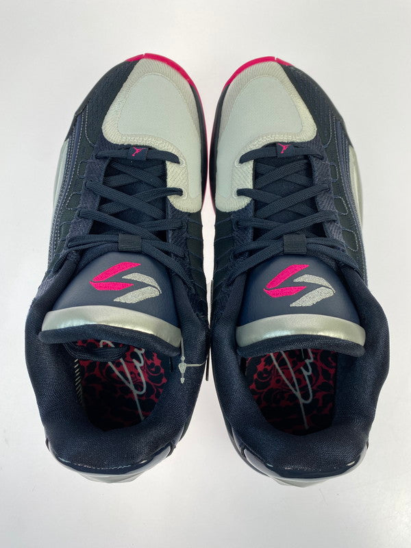 【中古美品】【メンズ】 NIKE ナイキ JORDAN LUKA 4 NAVIDOR HF0824‐400 ジョーダン ルカ４ ナビドール スニーカー 靴 160-260206-jt-08-min サイズ：US 9 27.0cm カラー：DARK OBSIDEAN/METALLIC SILVER 万代Net店