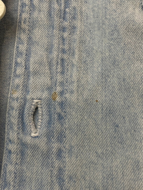 【中古品】【メンズ】 Levi's リーバイス 80's DIAMOND LABEL L/S SHIRT 80年代 ロングスリーブシャツ 長袖シャツ トップス 146-260319-yn-05-min サイズ：L カラー：ライトインディゴ 万代Net店