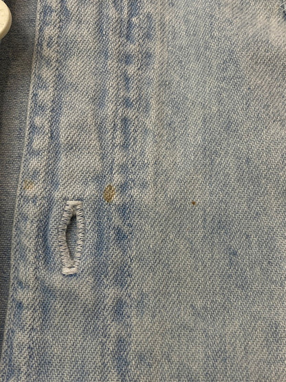 【中古品】【メンズ】 Levi's リーバイス 80's DIAMOND LABEL L/S SHIRT 80年代 ロングスリーブシャツ 長袖シャツ トップス 146-260319-yn-05-min サイズ：L カラー：ライトインディゴ 万代Net店