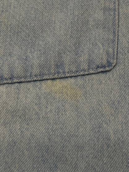 【中古品】【メンズ】 Levi's リーバイス 80's DIAMOND LABEL L/S SHIRT 80年代 ロングスリーブシャツ 長袖シャツ トップス 146-260319-yn-05-min サイズ：L カラー：ライトインディゴ 万代Net店