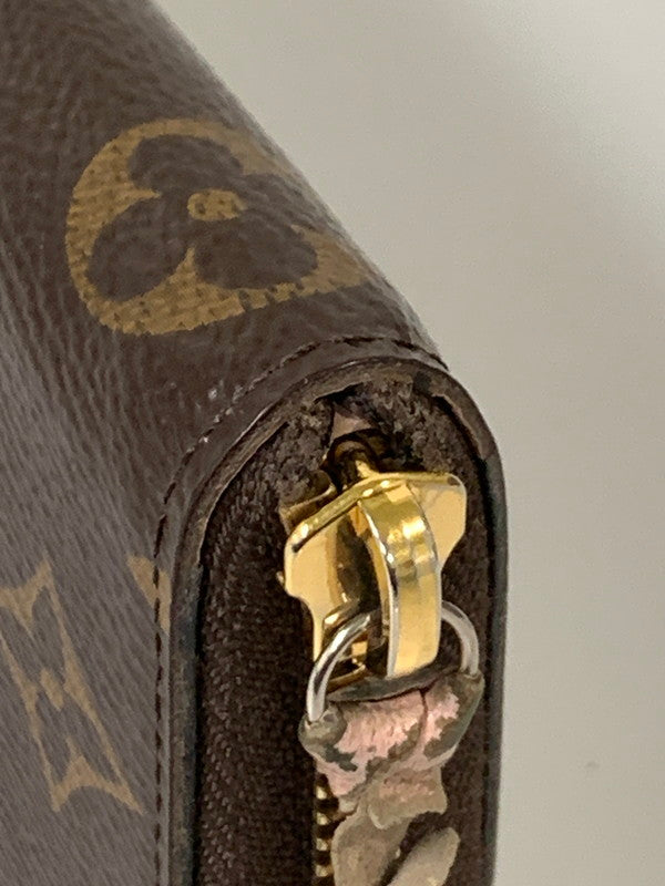 【中古品】【メンズ/レディース】 LOUIS VUITTON ルイ・ヴィトン モノグラム ジッピーウォレット M60017 SP0140 長財布 財布 179-260206-jt-27-min カラー：ブラウン 万代Net店