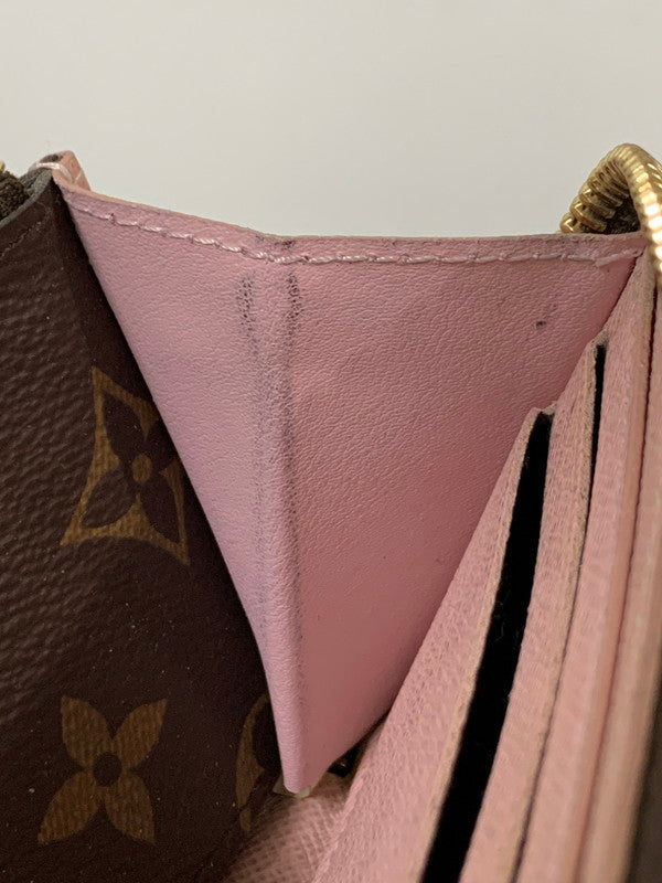 【中古品】【メンズ/レディース】 LOUIS VUITTON ルイ・ヴィトン モノグラム ジッピーウォレット M60017 SP0140 長財布 財布 179-260206-jt-27-min カラー：ブラウン 万代Net店