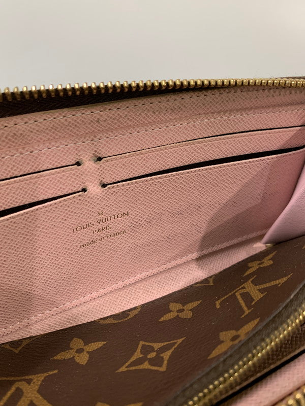 【中古品】【メンズ/レディース】 LOUIS VUITTON ルイ・ヴィトン モノグラム ジッピーウォレット M60017 SP0140 長財布 財布 179-260206-jt-27-min カラー：ブラウン 万代Net店