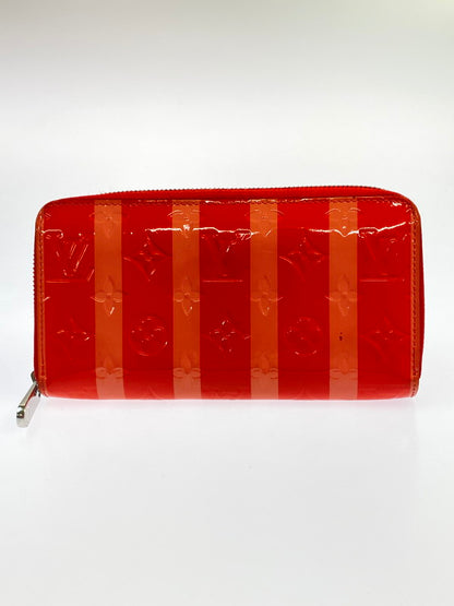【現状渡し品】【メンズ/レディース】 LOUIS VUITTON ルイ・ヴィトン M58036 TN0126 ヴェルニ レイユール ジッピーウォレット 長財布 179-260207-zi-23-min カラー：レッド系 万代Net店