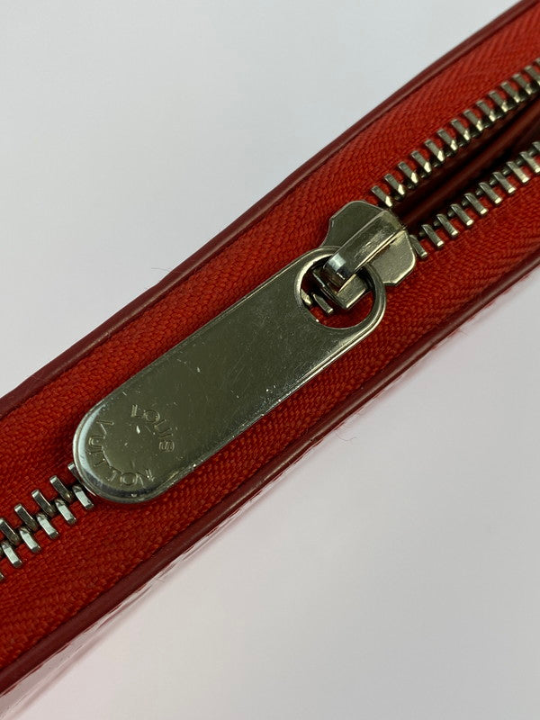 【現状渡し品】【メンズ/レディース】 LOUIS VUITTON ルイ・ヴィトン M58036 TN0126 ヴェルニ レイユール ジッピーウォレット 長財布 179-260207-zi-23-min カラー：レッド系 万代Net店